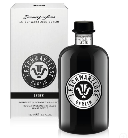 J.F. Schwarzlose Berlin Room Fragrance Leder Geurstokjes  450 ml