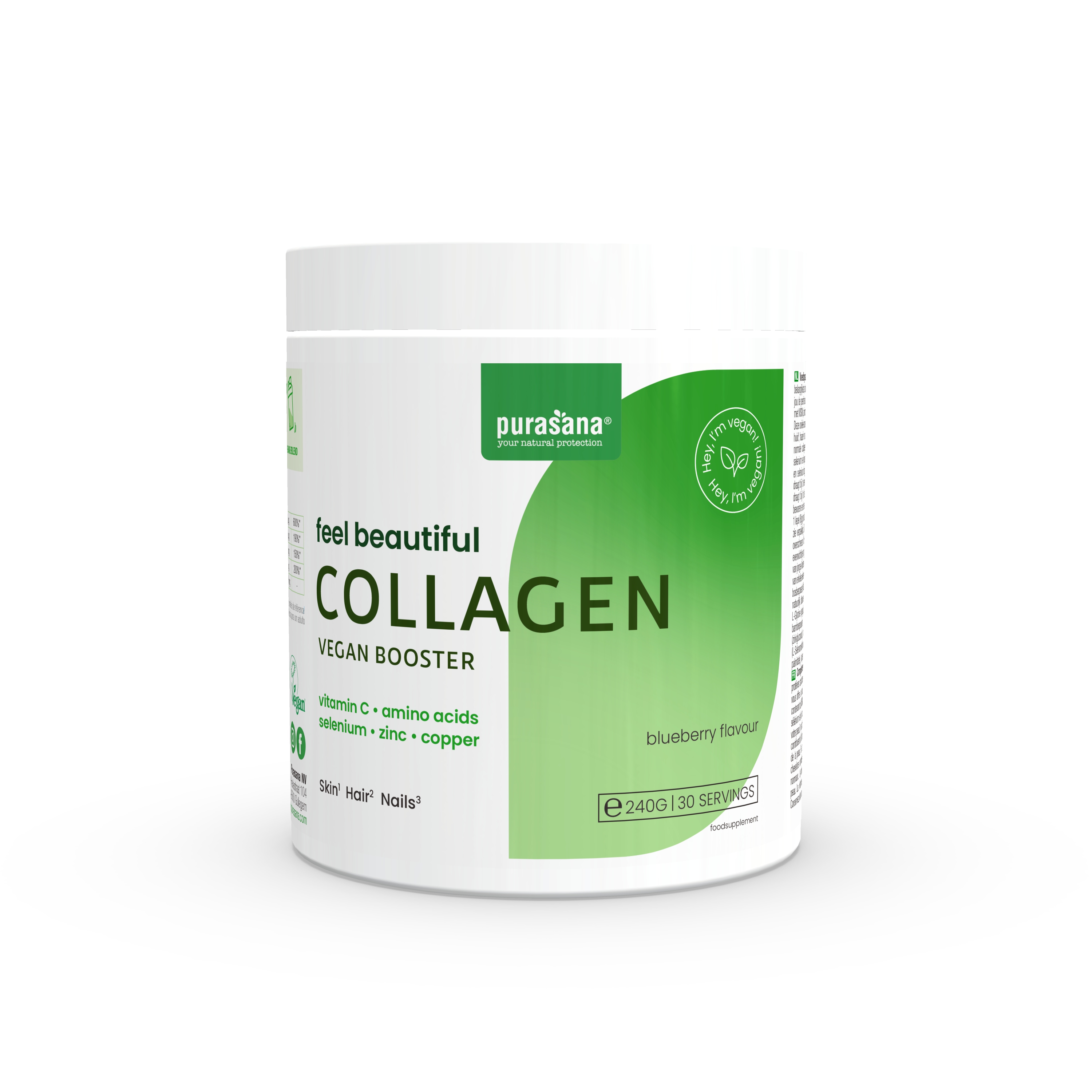 Purasana Food & Drinks Collageen Collagen Booster Feel Beautiful Poeder  240 gr