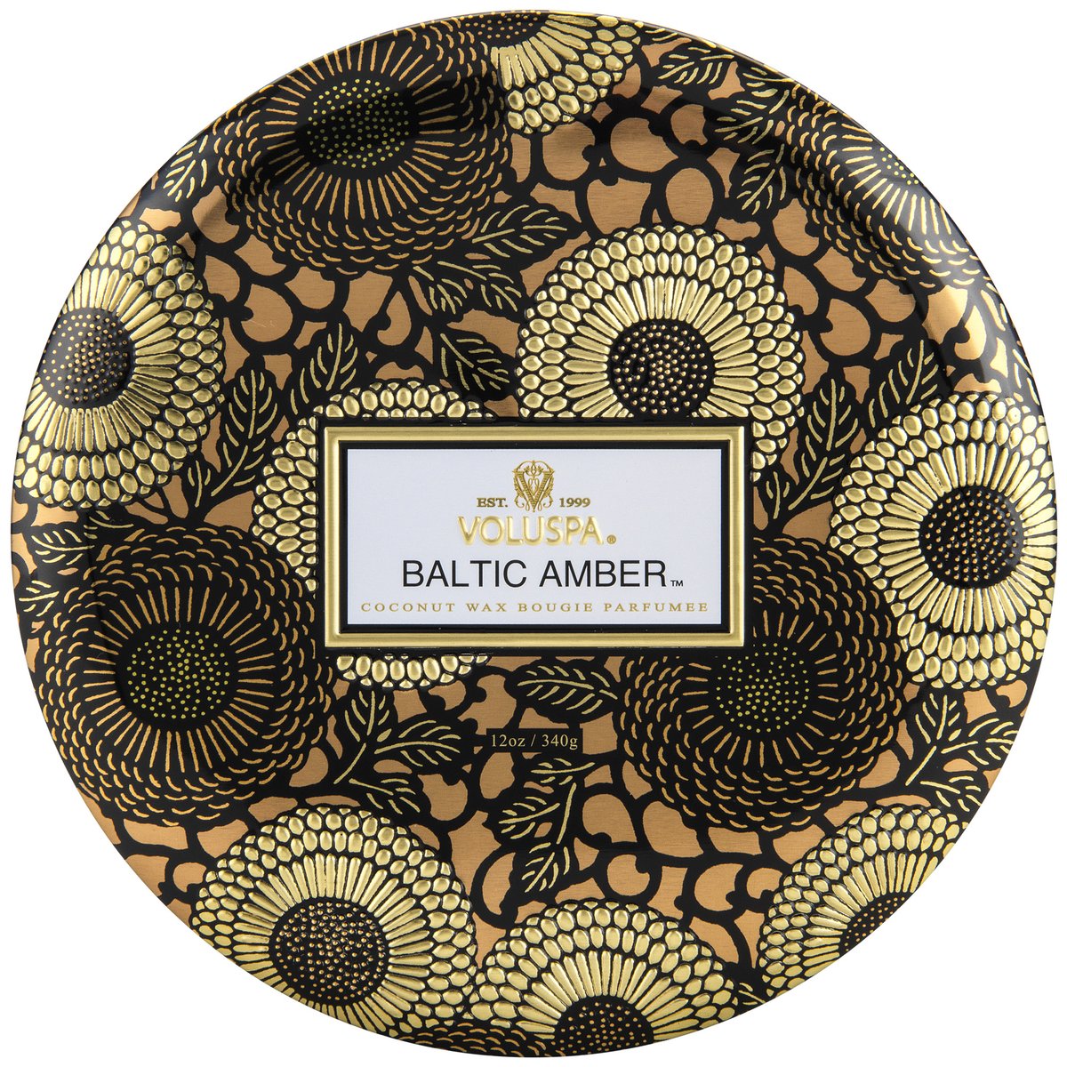 Voluspa Japonica Collection Baltic Amber 3 Wick Tin Candle 340gr