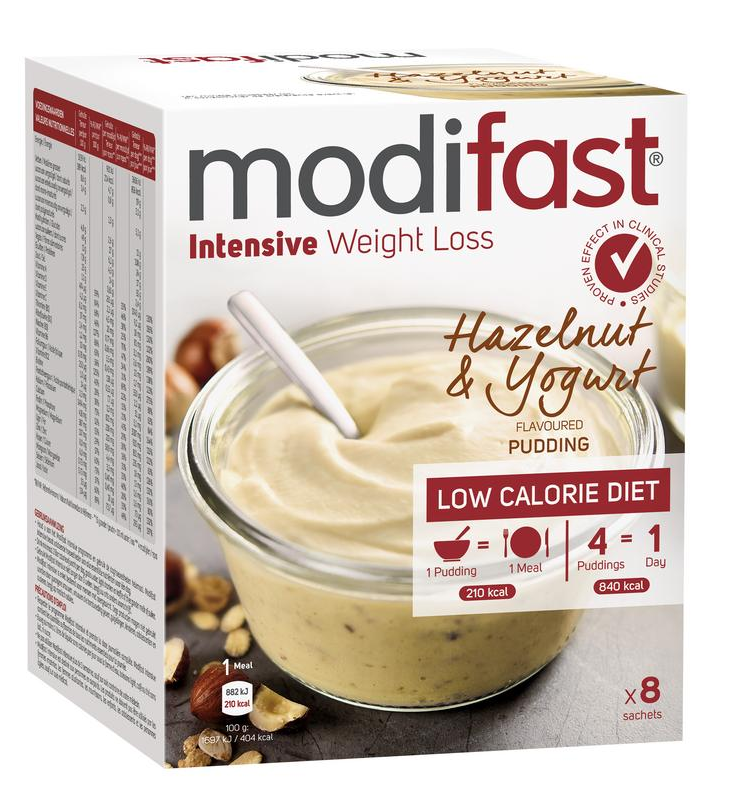 Modifast Intensive Pudding Poeder Hazelnut & Yogurt 416 gr