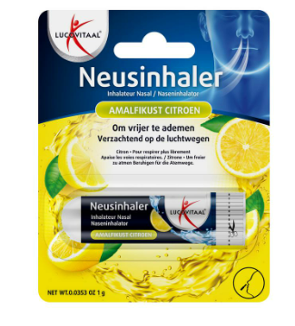 Lucovitaal Non-Food Luchtinhaler Amalfikust Citroen Accessoire  1 St