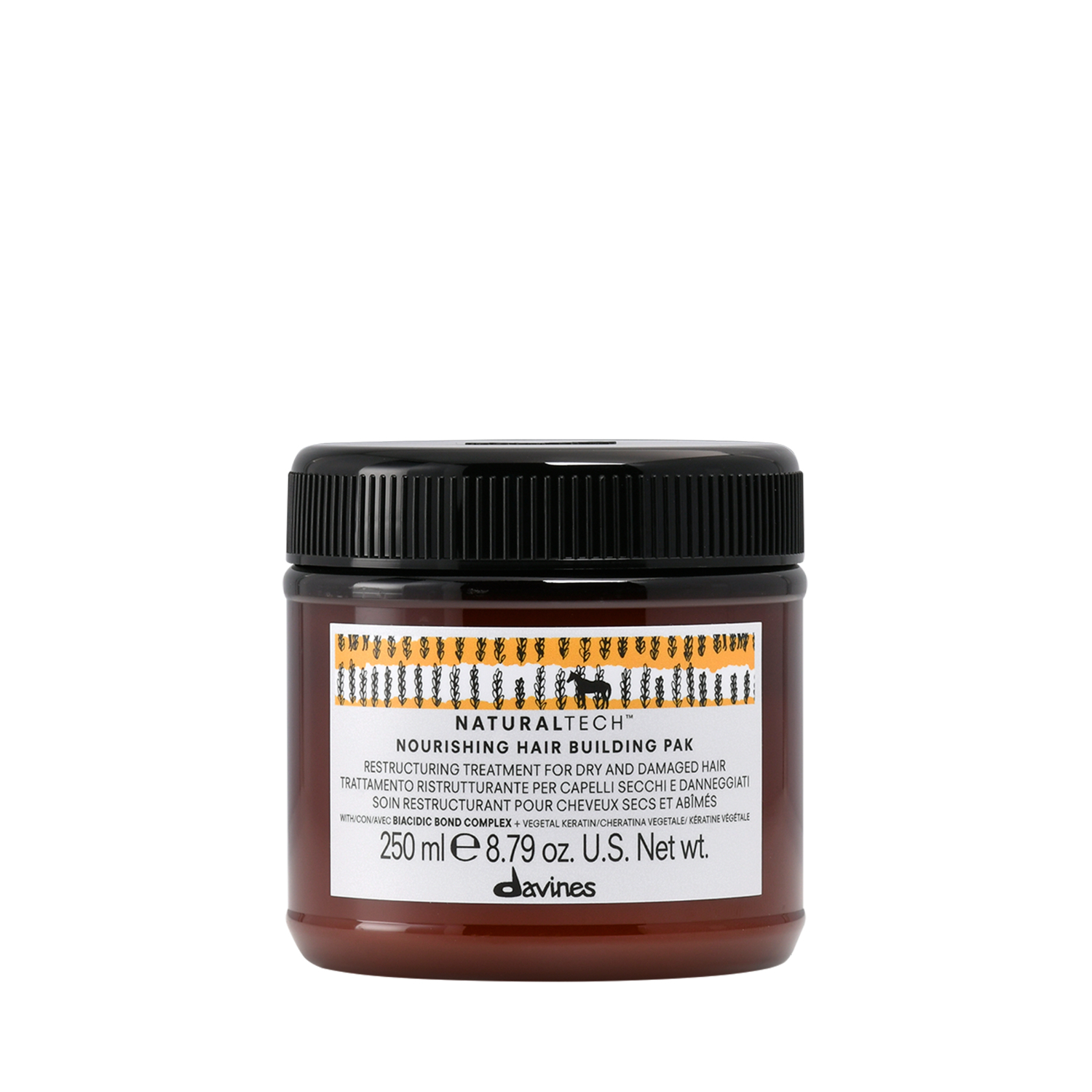 Davines Natural Tech Nourishing Hair Builder Pak Masker Droog/Kwetsbaar Haar 250 ml