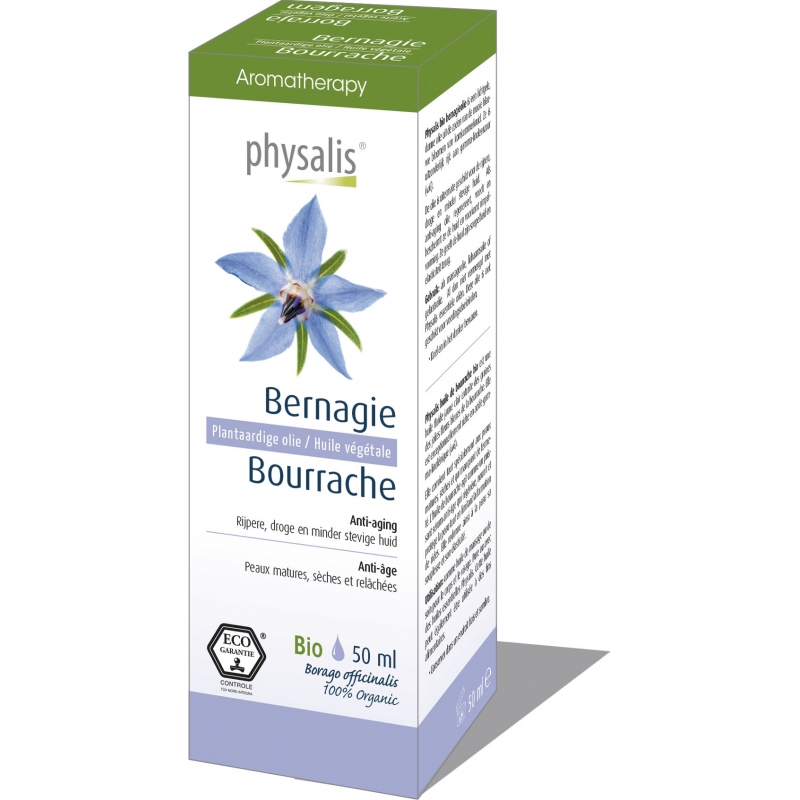 Physalis Aromatherapy Plantaardige Oliën Bernagie Olie  50 ml