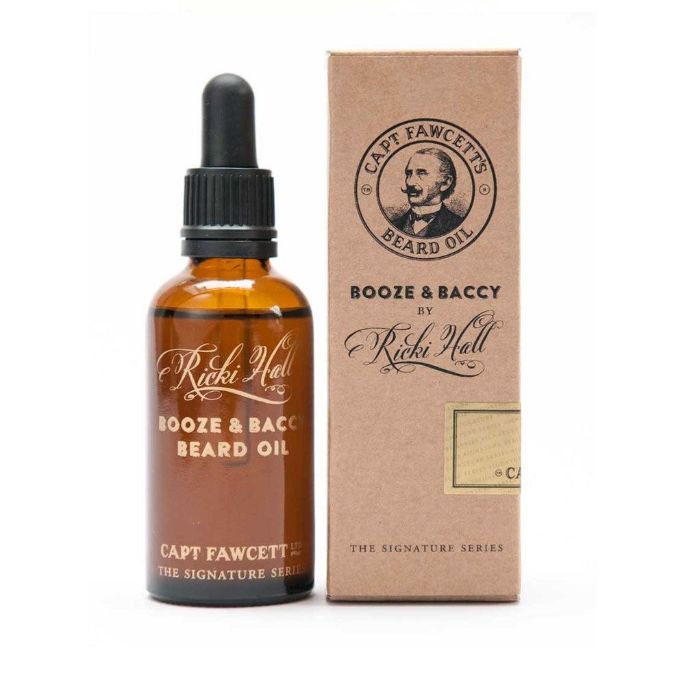 Captain Fawcett's Signature Series Booze & Baccy Beard Oil 50ml