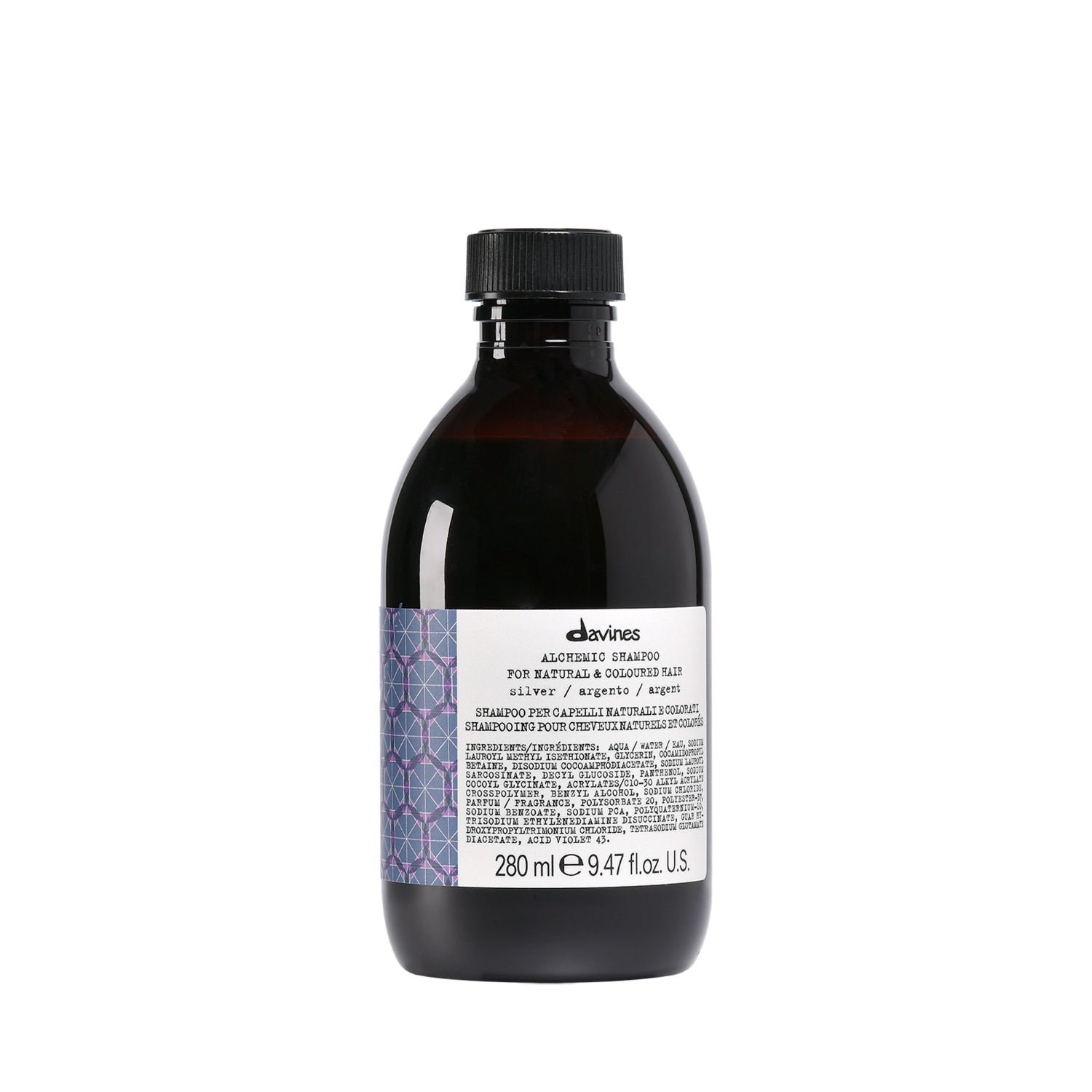 Davines Alchemic Silver Shampoo Platina Blond/Grijs Haar 280 ml