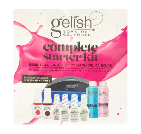 Gelish Kits Complete Starter Kit + Led Light Included Gelnagels Ref.1121764 1 Pak