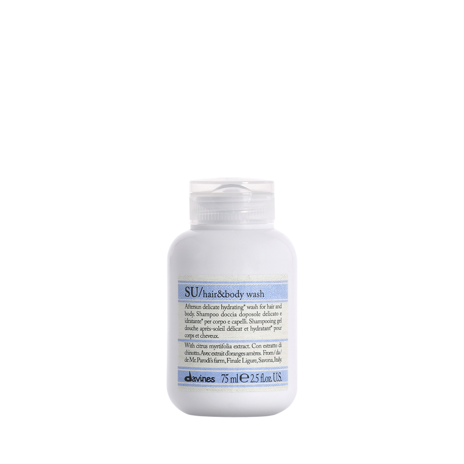 Davines Essential Haircare Su Hair & Body Wash Shampoo Na het Zonnen 75 ml