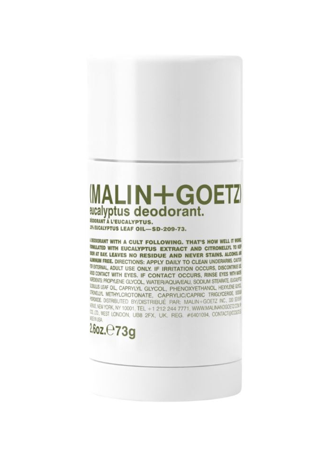Malin + Goetz Body Eucalyptus Deodorant Stick 73gr