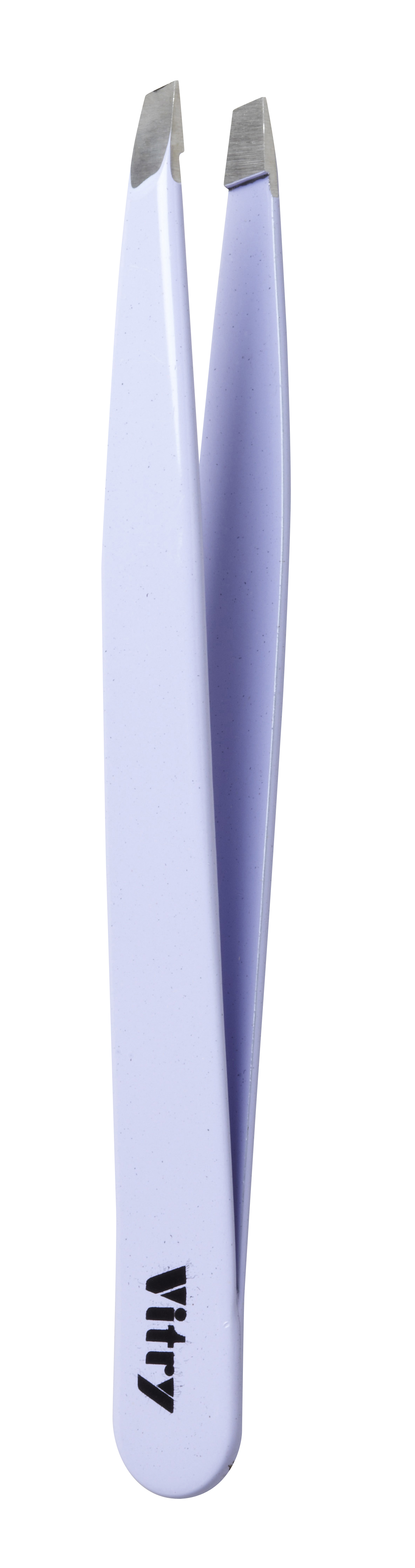 Vitry Pince à épiler Professionnelle Biseautée Inox Violet clair