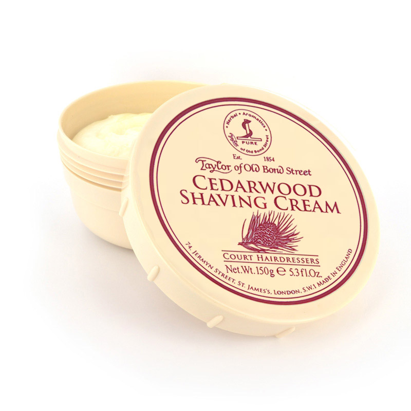 Taylor of Old Bond Street Shaving Cream Bowl Shaving Cream Cedarwood 150 gr