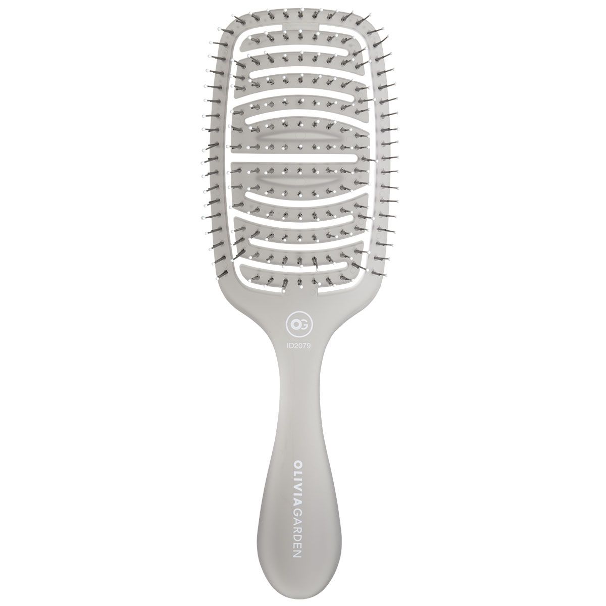 Olivia Garden Essential Bristle Medium Ice Grey Borstel  1 St