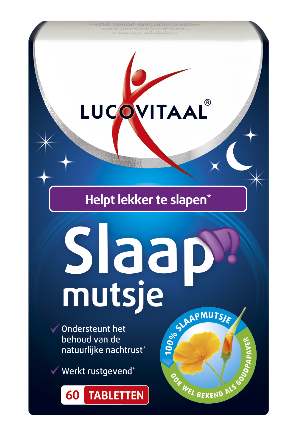 Lucovitaal Voedingssupplementen Slaapmutsje Tabletten  60 Tab