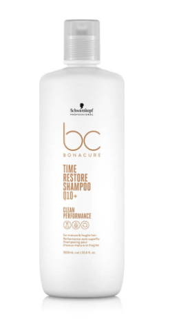 Schwarzkopf BonaCure Clean Performance Time Restore Shampoo Q10+ 1000ml
