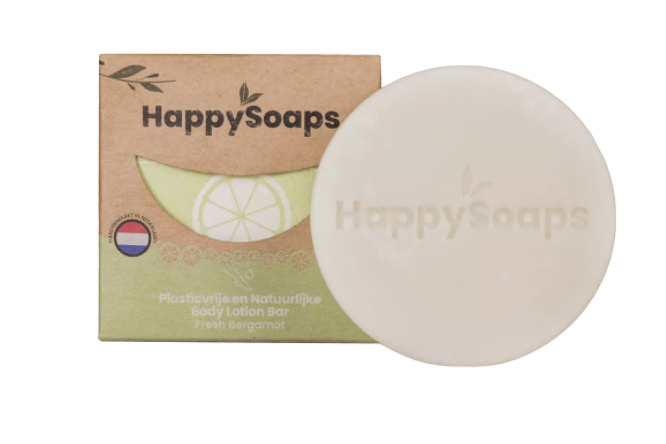 HappySoaps Body Lotion Bar Fresh Bergamot Melk 70 gr