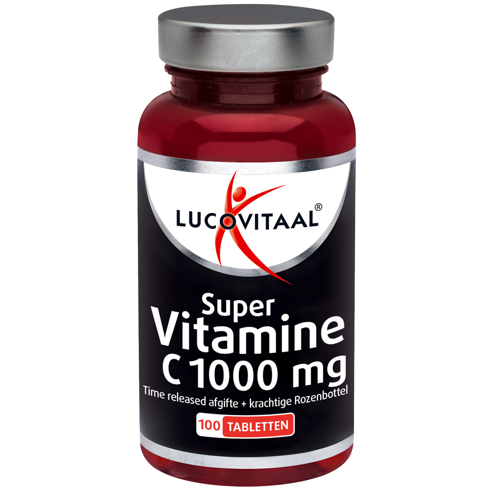 Lucovitaal Voedingssupplementen Vitamine C 1000mg Tabletten Time Released 100 Tab