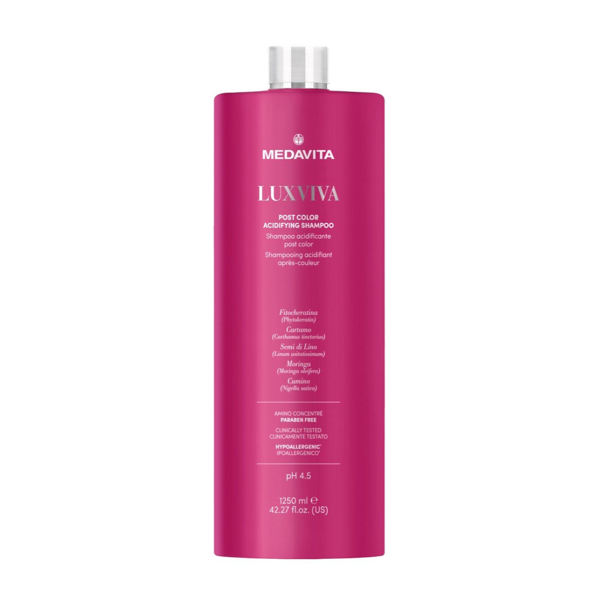 Medavita Luxviva Post Color Acidifying Shampoo  1250 ml_2