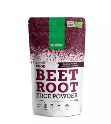 Purasana Superfoods Super Food Beet Root Raw Powder Poeder  200 gr