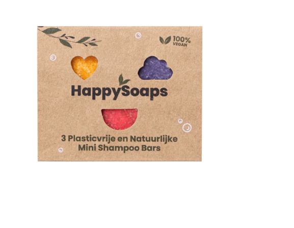 HappySoaps Shampoo Mini Bars 3 st 1 St