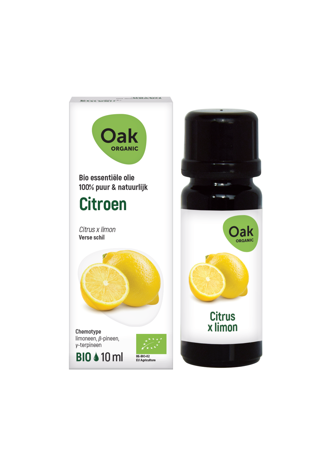 Oak Organic Essential Oils Citroen Olie  10 ml