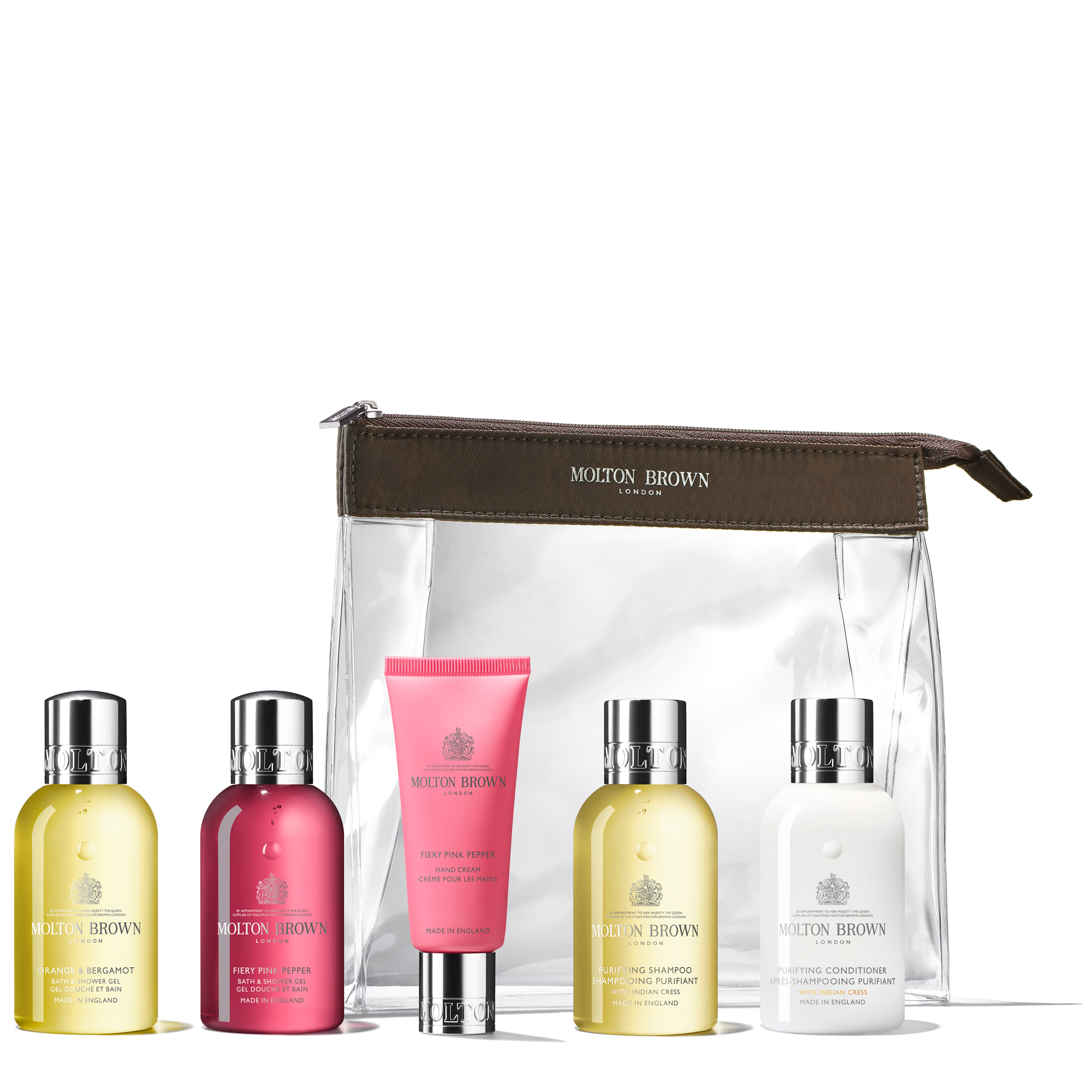 Molton Brown Bath & Body The Revived Voyager Body & Hair Carry-On Bag Set  1 Pak
