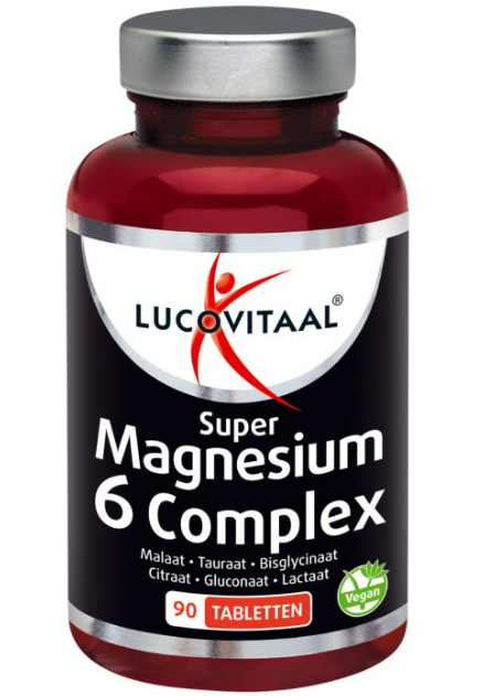 Lucovitaal Voedingssupplementen Super Magnesium 6 Complex Tabletten  90 Tab