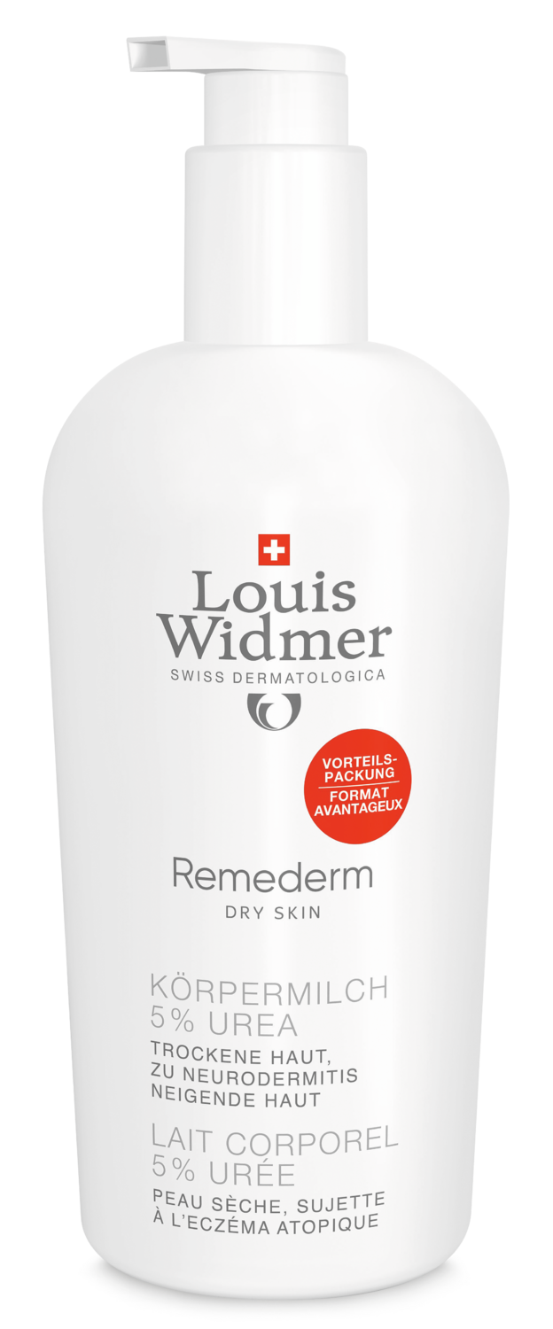 Louis Widmer Remederm Körpermilch 5% Urea Parfümiert 400ml