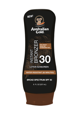 Australian Gold SPF Outdoor SPF 30 Lotion met Bronzer  237 ml