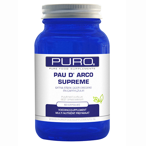Puro Pau D´Arco Supreme Capsules Natuurlijke Weerstand 60 Cap
