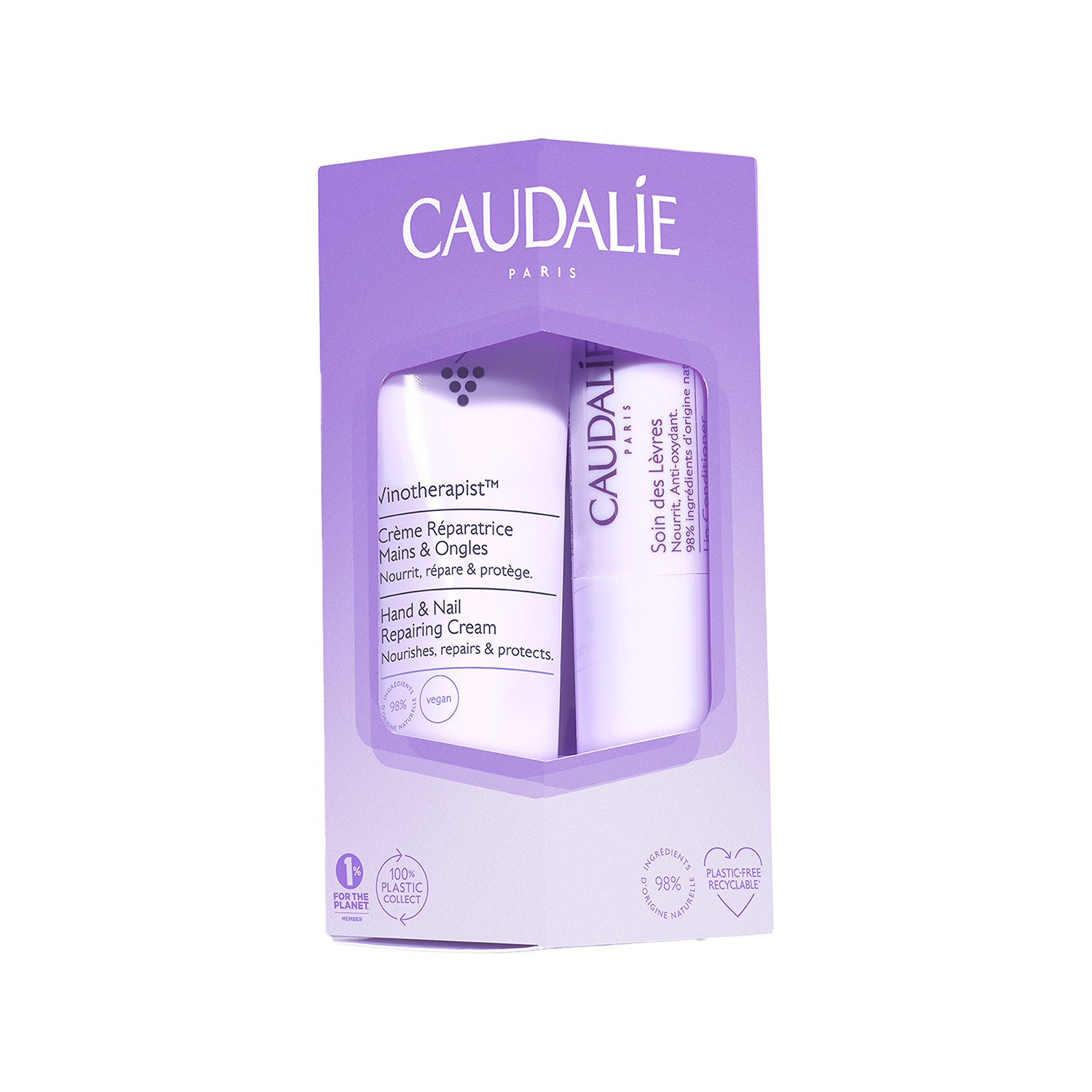 Caudalie Gift Set Vinotherapist LipHand Duo  1 Pak