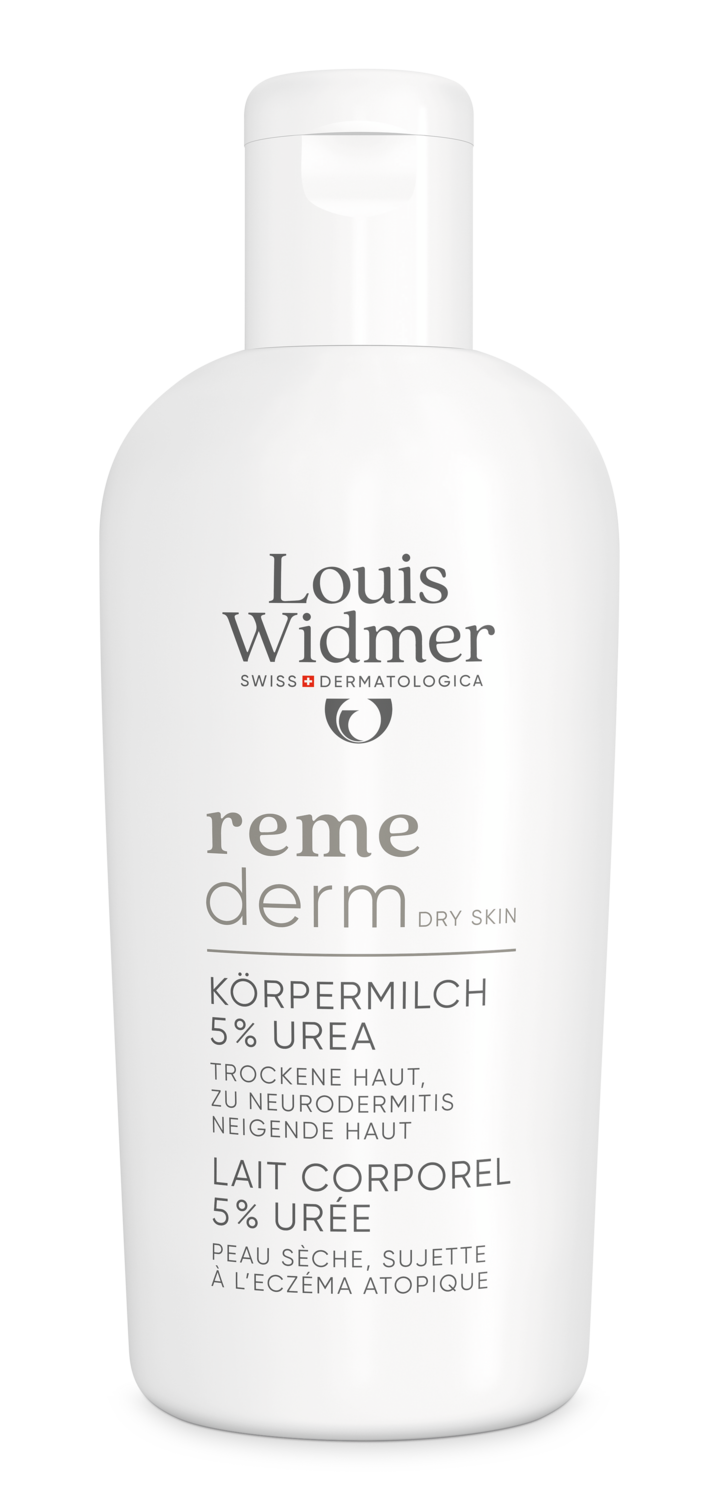 Louis Widmer Remederm Lichaamsmelk 5% Ureum Licht Geparfumeerd Melk  200 ml
