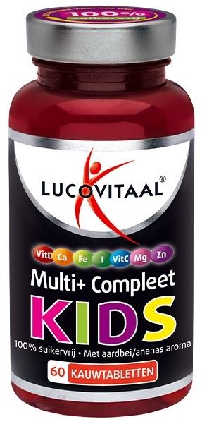 Lucovitaal Voedingssupplementen Multi+Compleet Kids Tabletten  60 Tab