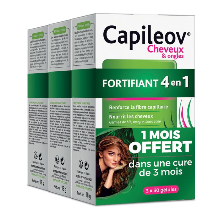 Nutreov Capileov Versteviger 4in1 Haar & Nagels Capsules  90 Cap