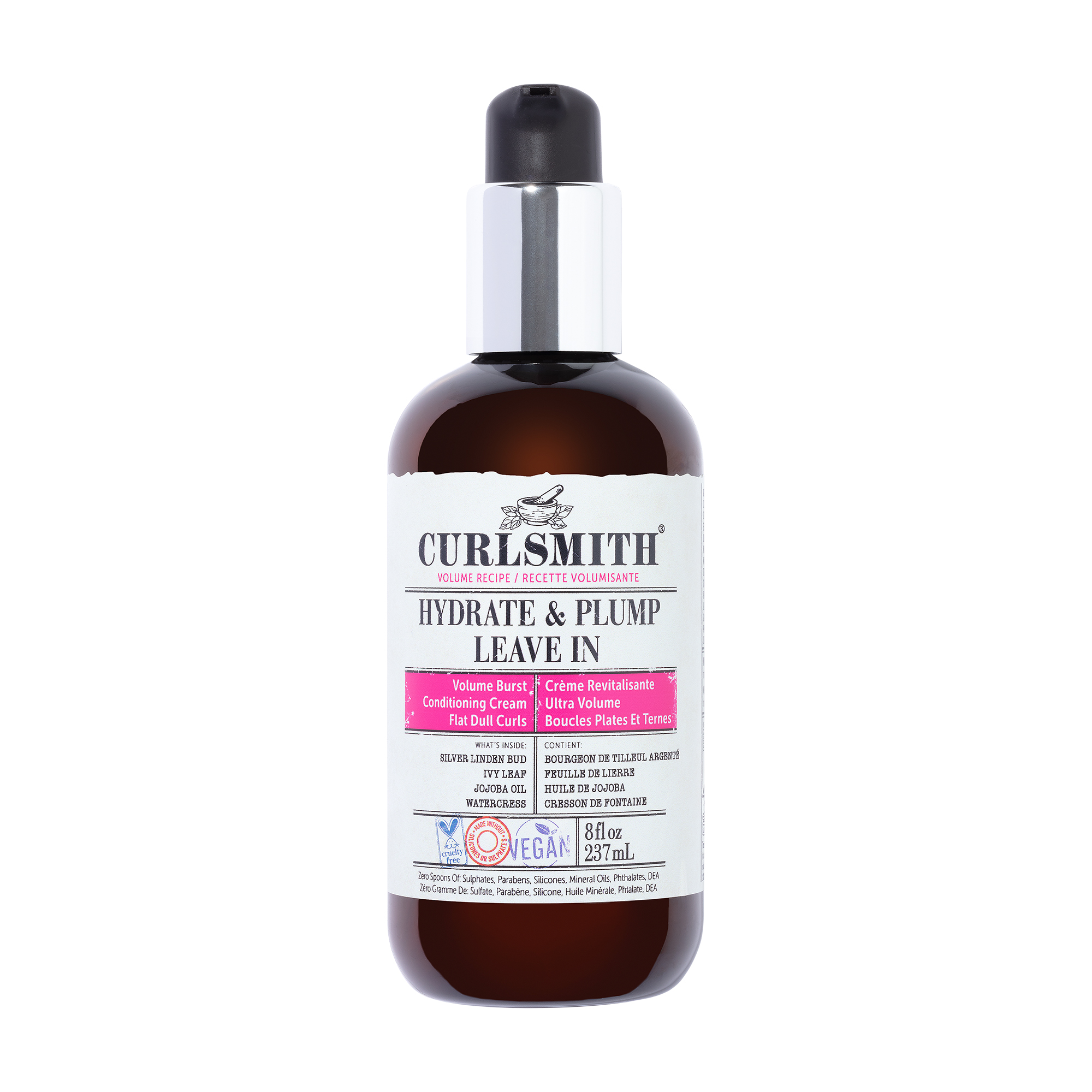 Curlsmith Moisture Hydrate and Plump Leave In 237 ml