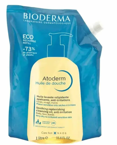 Bioderma Atoderm Huile de Douche Refill Olie  1000 ml