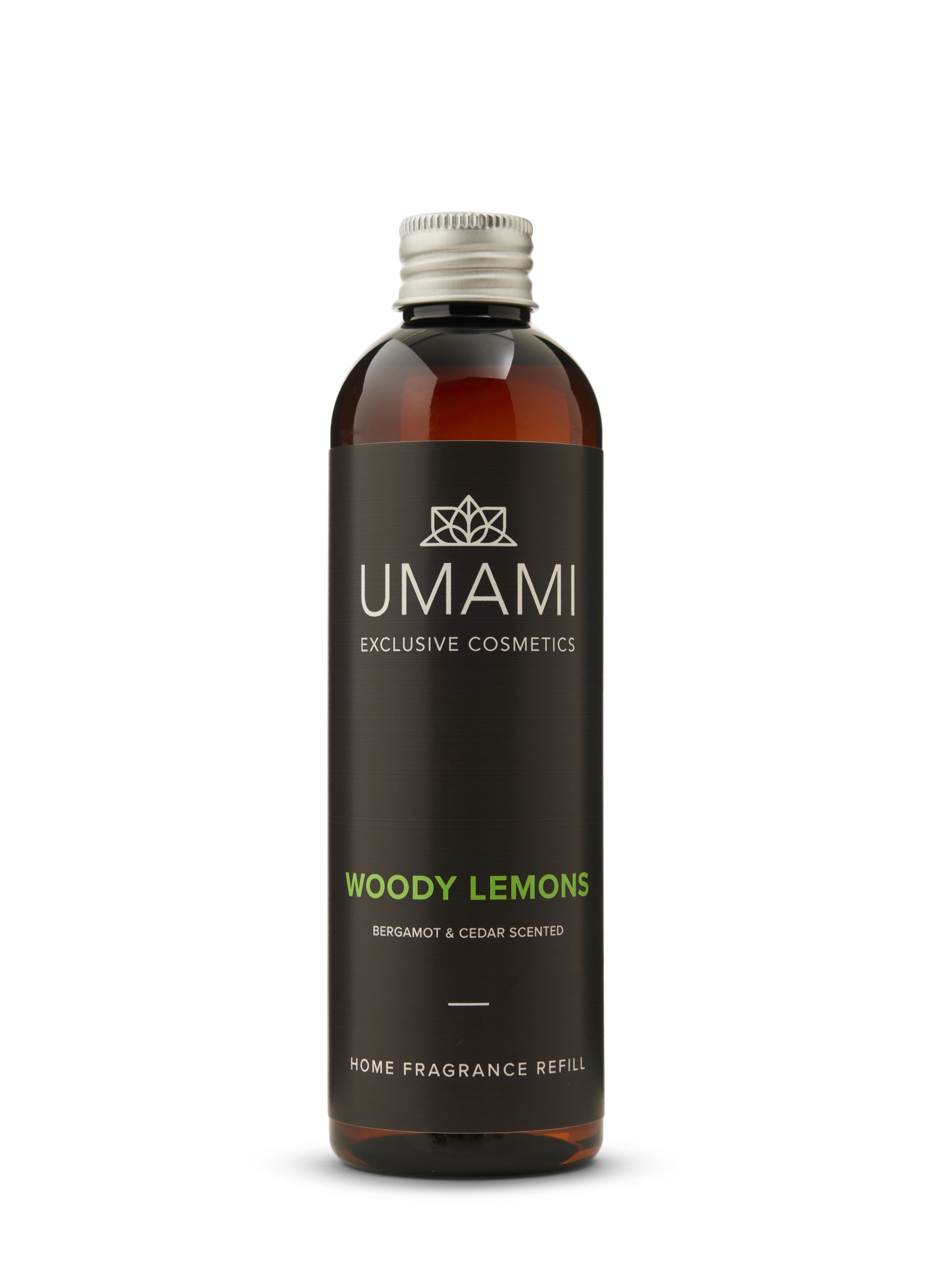 Umami Exclusive Cosmetics Woody Lemons Home Fragrance Refill Bergamot & Ceder 250 ml