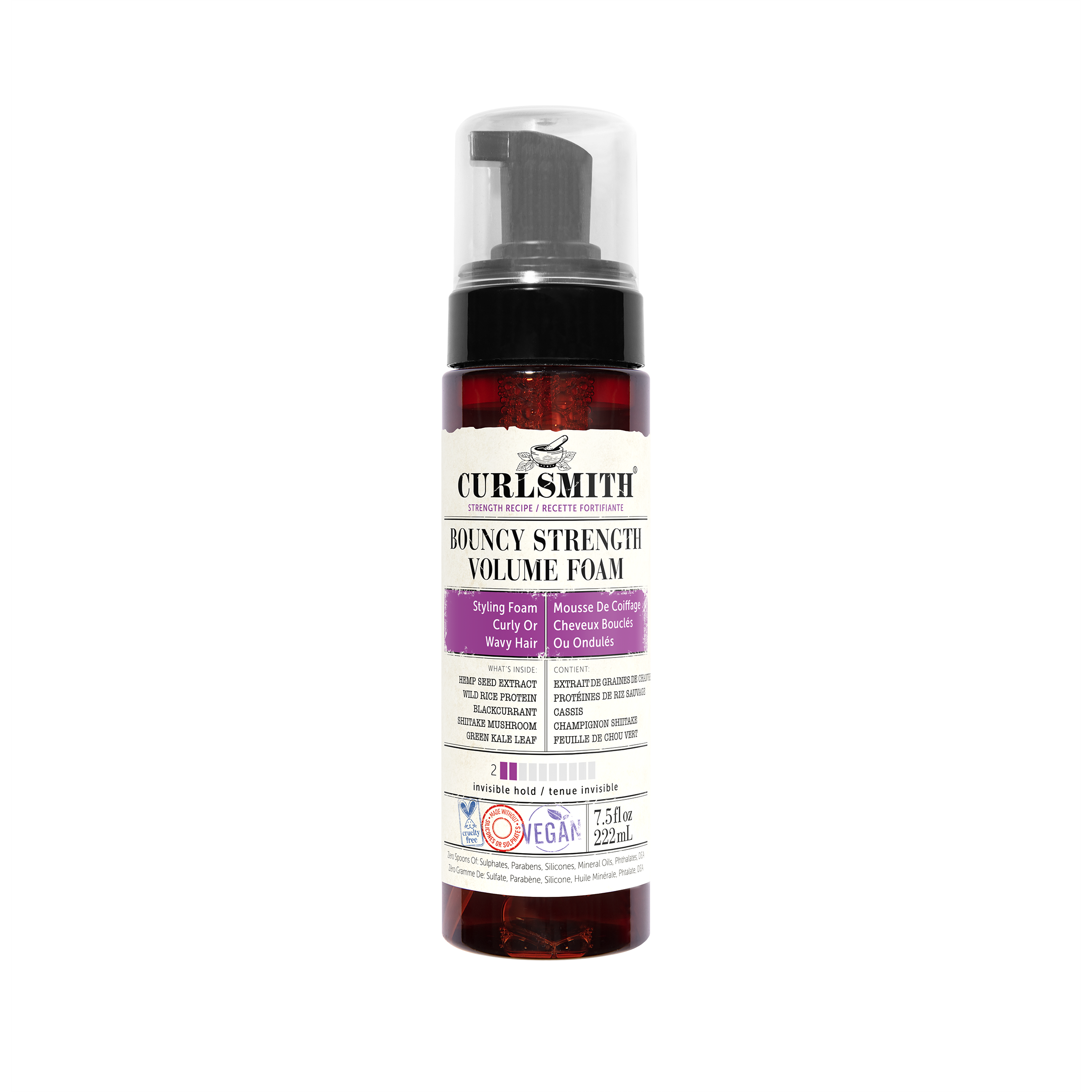 Curlsmith Bouncy Strength Volume Foam 22 222 ml