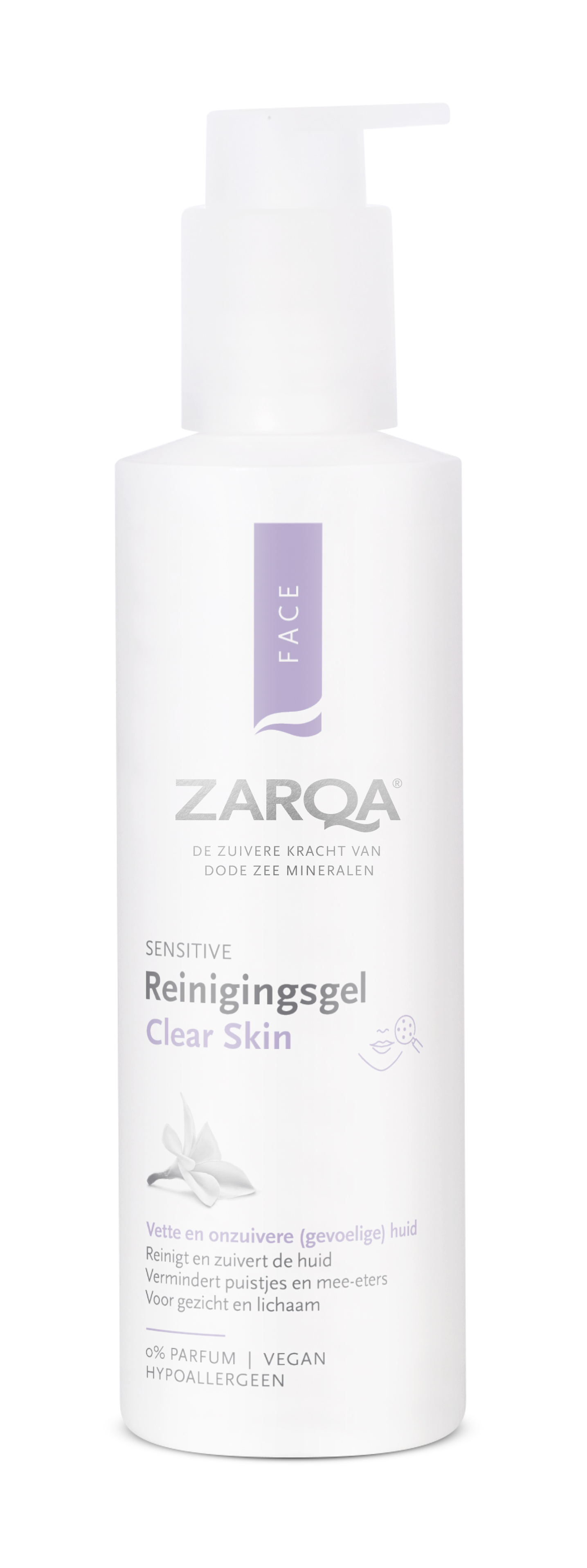 Zarqa Face Sensitive & Natural Sensitive Reinigungsgel Clear Skin 200ml