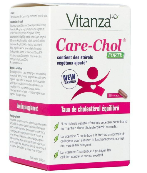 Vitanza HQ Care-Chol Forte Capsules Cholesterolgehalte 90 Cap
