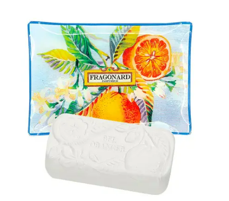 Fragonard Soaps & Shower Bel Oranger Soap & Soapdish Set  1 Pak