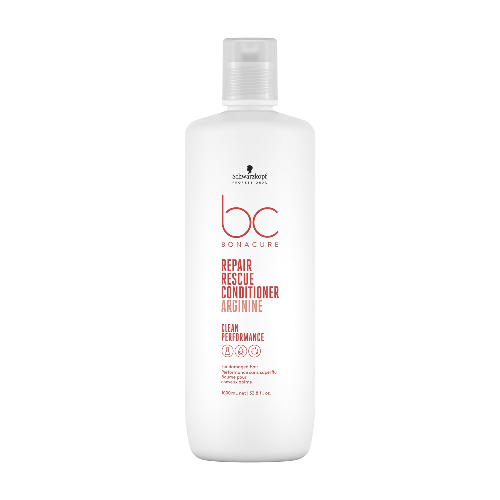 Schwarzkopf BonaCure Clean Performance Repair Rescue Conditioner Arginine  1000 ml