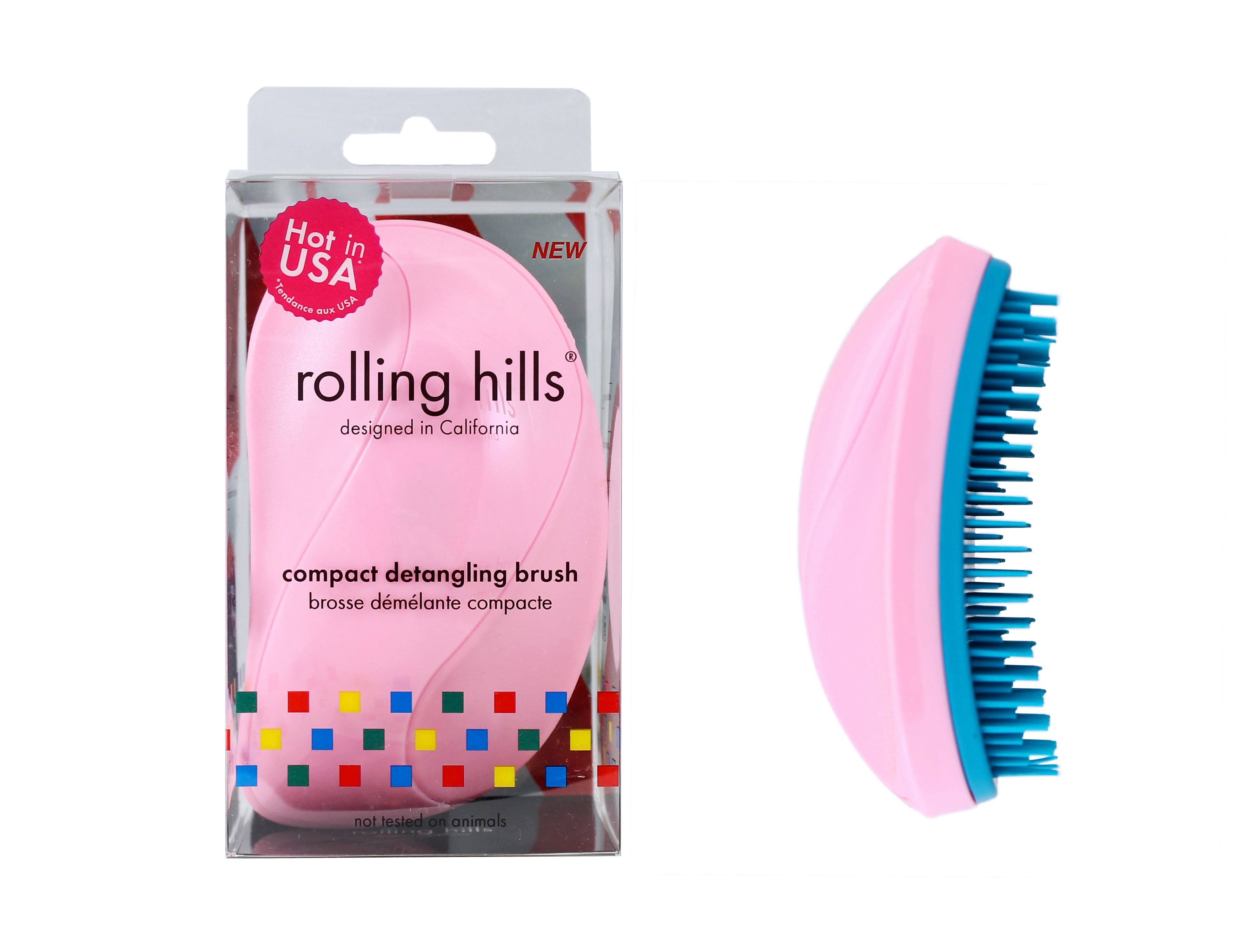 Rolling Hills Haarbürsten Compact Detangling Brush