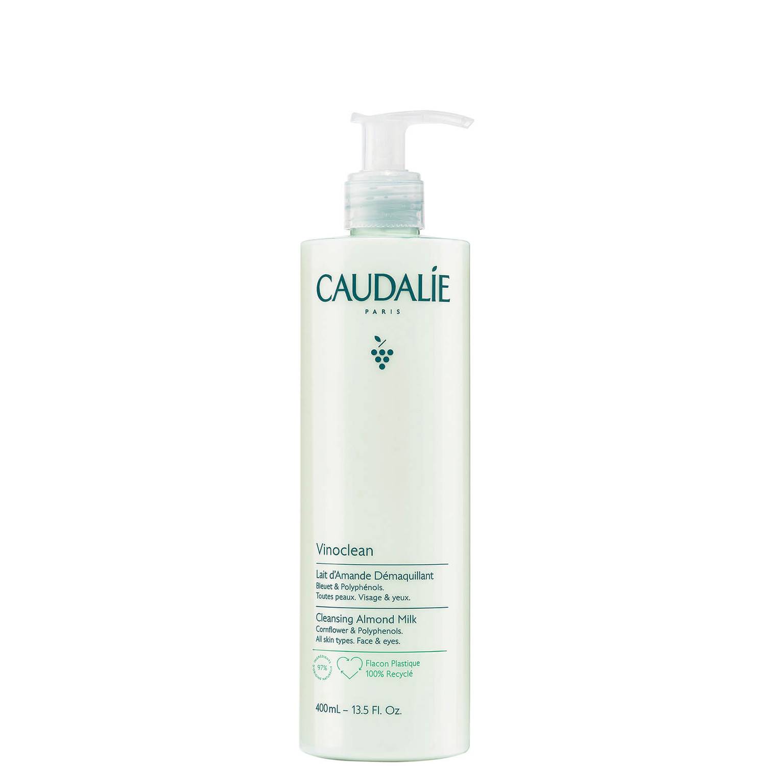 Caudalie Cleansers & Toners Lait d'Amande Démaquillant Melk  400 ml