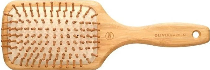 Olivia Garden Healthy Hair Bamboo Collection Ionic Massage Brush Large Borstel ID1011 1 St