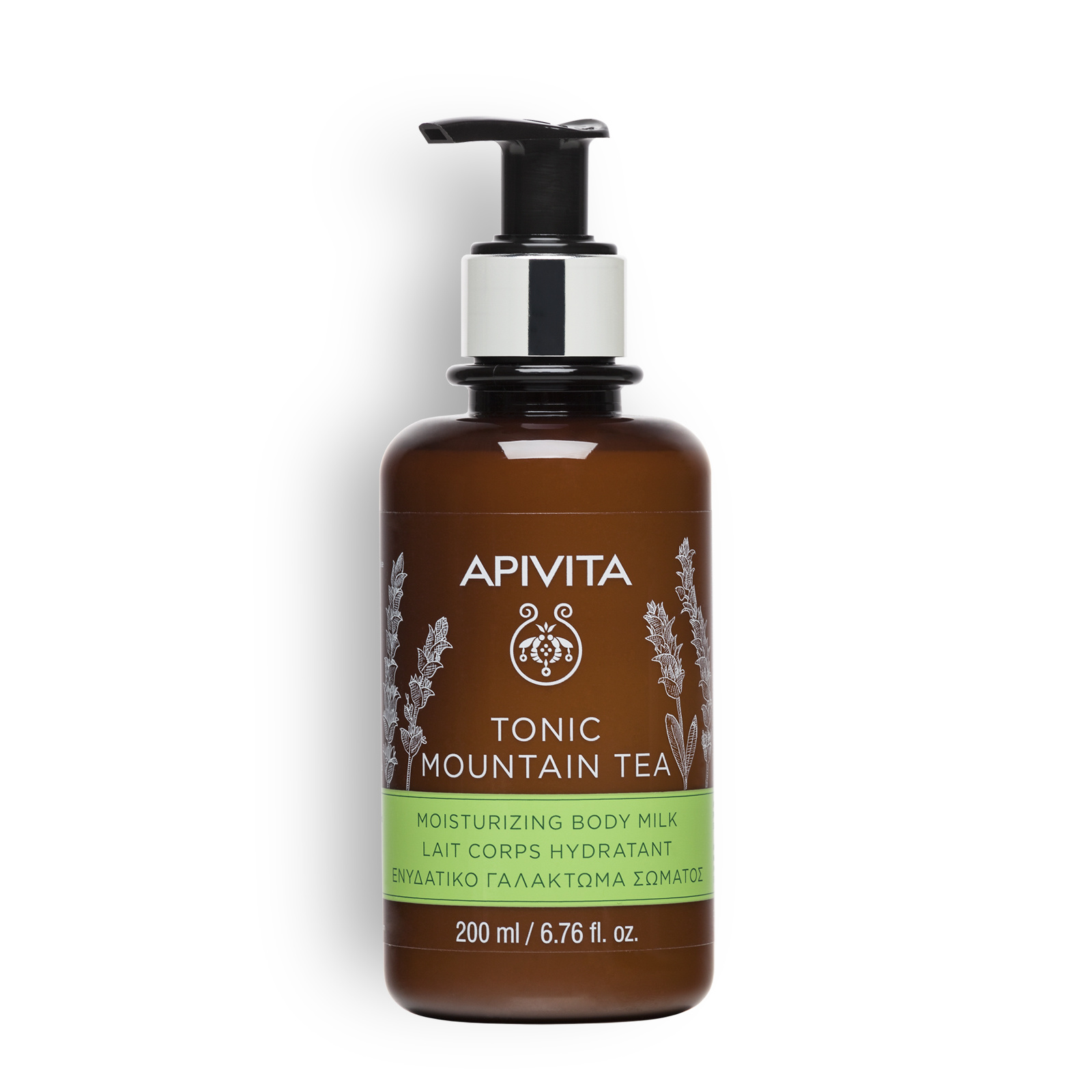Apivita Tonic Mountain Tea Moisturizing Body Milk  200ml