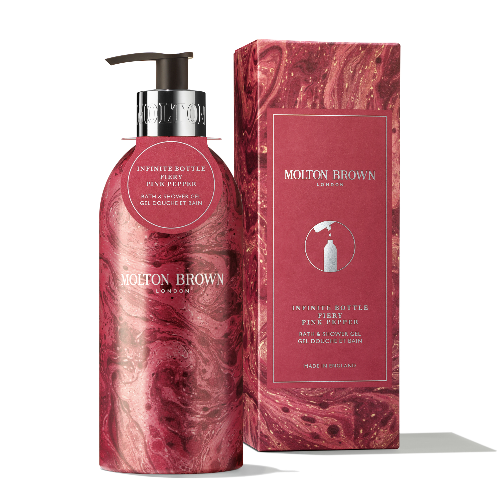 Molton Brown Limited Edition Fiery Pink Pepper Infinte Bottle 400 ml