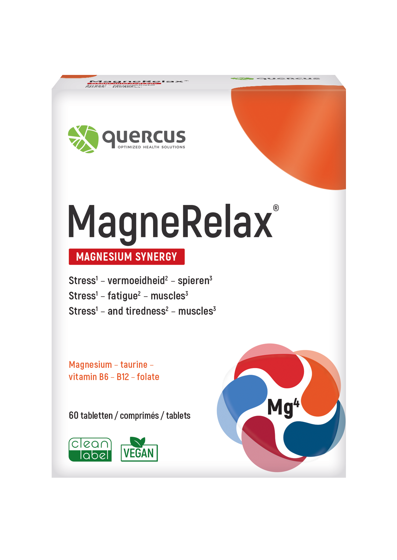 Quercus Energie & Vitaliteit MagneRelax Tabletten  60 Tab