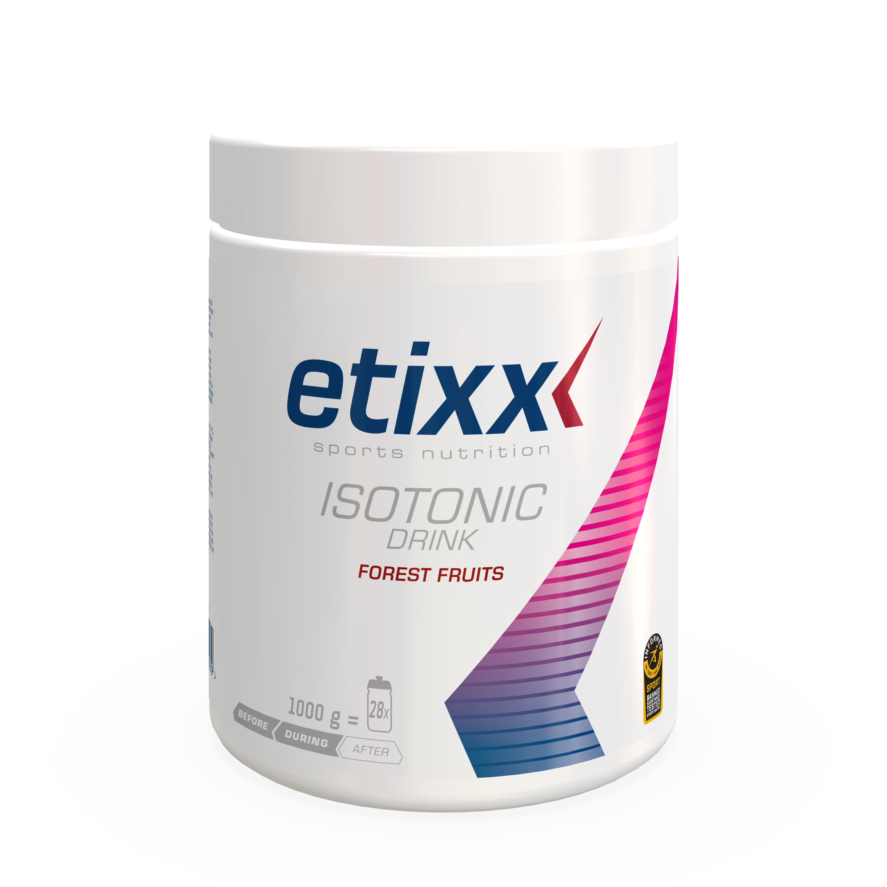 Etixx Endurance Isotonic Poeder Bosvruchtensmaak 1000 gr