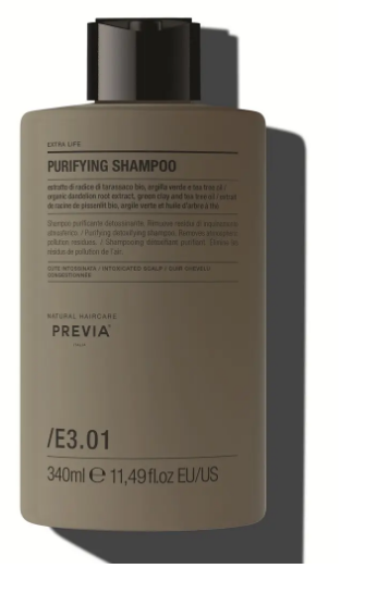 Previa Natural Haircare Extra Life Purifying Shampoo  Silver 340 ml