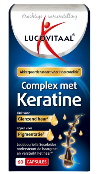 Lucovitaal Voedingssupplementen Complex met Keratine Capsules  60 Cap