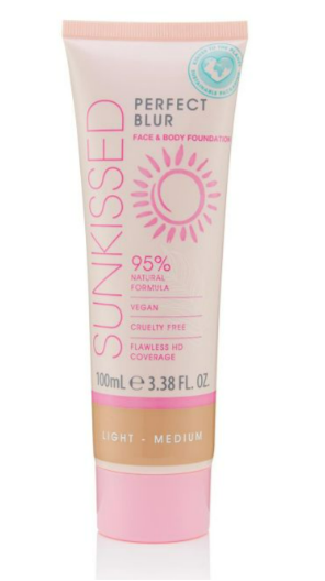 Sunkissed Self Tan Perfect Blur Body Foundation  Medium 100 ml